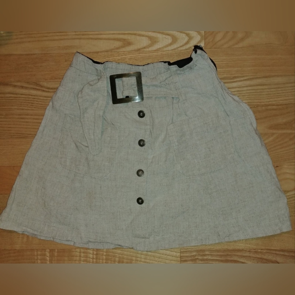 All That Jazz Part Linen Tan Skirt Size 3 Juniors, Runs X-Small, for  Pre-Teen?